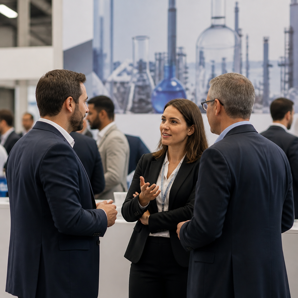 Business meetings at ChemEx Eurasia